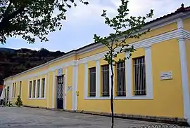 The primary school, located on the village square.