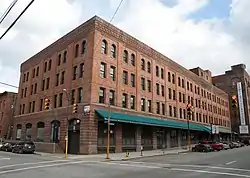 Kaufmann's Department Store Warehouse, built circa 1910, at 1401 Forbes Avenue.