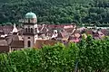 Bell tower and roofs seen from Schlossberg