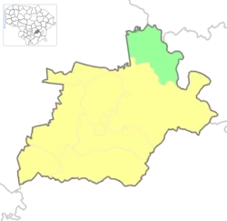 Location of Kazokiškės Eldership