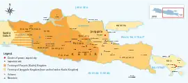 Janggala and Panjalu (Kediri) kingdom, later unified as Kediri kingdom