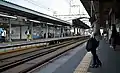 The Keio Line platforms, December 2011