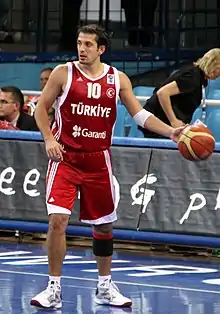 Kerem Tunçeri was a key member of the national team that won the silver medal at the 2010 FIBA World Cup.