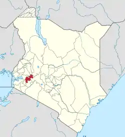 Location in Kenya