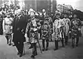 Emperor Khải Định and crown prince Vĩnh Thụy to France, 1922.