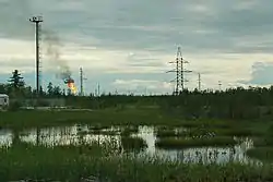 Gas flare, Nizhnevartovsky District