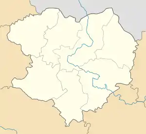 Dovhenke is located in Kharkiv Oblast