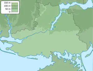 Bilohirka is located in Kherson Oblast