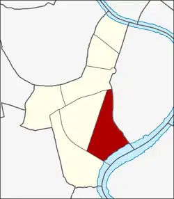 Location in Thon Buri District