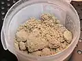 Kief collected from a sieve