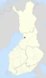 Location of Kiiminki in Finland