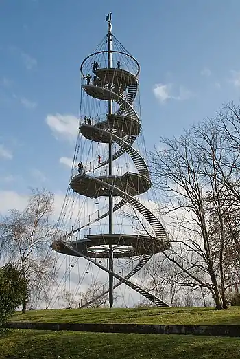 The Killesberg observation tower, Stuttgart, Germany, 2001.