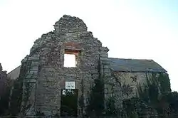 Remains of 14th century chantry at Kilve