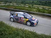 Kimi Räikkönen at 2010 Rally Bulgaria.