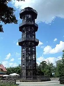 King Frederick Augustus Tower, Löbau, Germany 1852