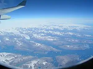 Sehested Fjord (middle) and Uiivaq