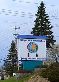 Welcome sign