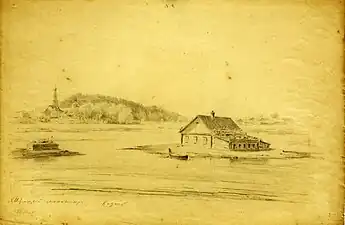 Kizichesky Monastery, 1861