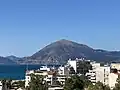 Mount Klokova viewed from Patras, Greece.