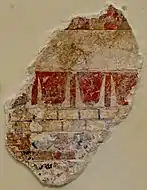 Miniature fresco fragment, Knossos