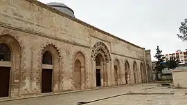 Façade of the Great Mosque (Ulu Cami) of Kızıltepe, begun by the Artuqids in 1204