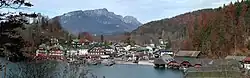 View of Königssee harbor