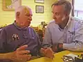 Dannenberg talks with Scaled Composite's founder, Burt Rutan.