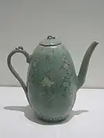 got a motif from Korean water melon called chamowe, tea pot