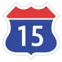 Expressway No.15 shield}}