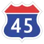 Korea Expressway No.45.svg