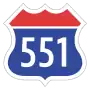 Korea Expressway No.551.svg