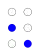 ⠢ (braille pattern dots-26) 