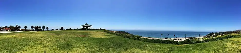 Panorama including the belfry