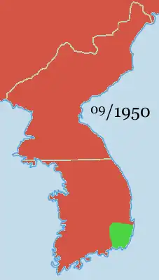 Korean War September 1950