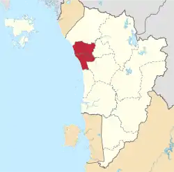 Location of Kota Setar District in Kedah