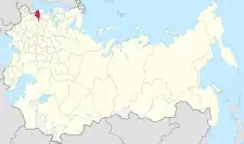 Location in the Russian Empire