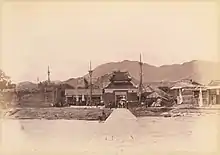 Kai Tak Nullah was a bay, close to Lung Tsun Stone Bridge (1915)