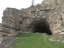 The entrance of Kozarnika Cave