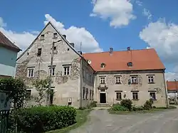 The erstwhile manor house of the counts of Schweinitz