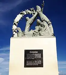 The Memorial to the victims of Typhoon Pablo in Cateel, Davao Oriental