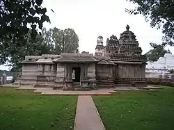 Rear view of the Rameshvara temple, built in the Hoysala style