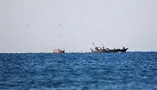 Fishing boat near Kund Malir Beach