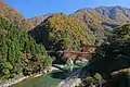 Kurobe Gorge in autumn