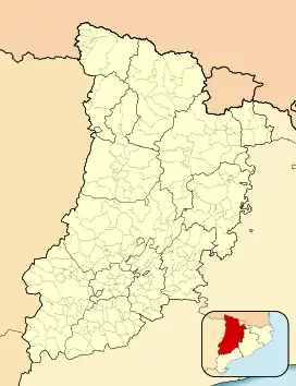 Claverol is located in Province of Lleida