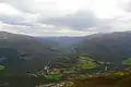 View of the Lønset area in Oppdal