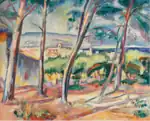 La Ciotat; by Othon Friesz; 1907; oil on canvas, 65.7 by 81 cm.; unknown collection