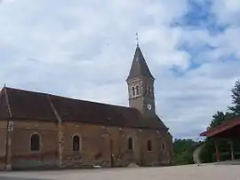 The church in La Chapelle-Thècle