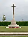 Sacrificial cross in the cemetery