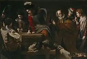 Nicolas Tournier, Denial of St Peter, c. 1625