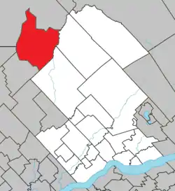 Location within Portneuf RCM